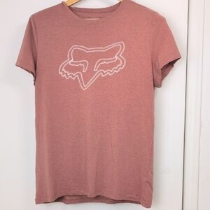 FOX RACING SALMON PINK T SHIRT SIZE X LARGE